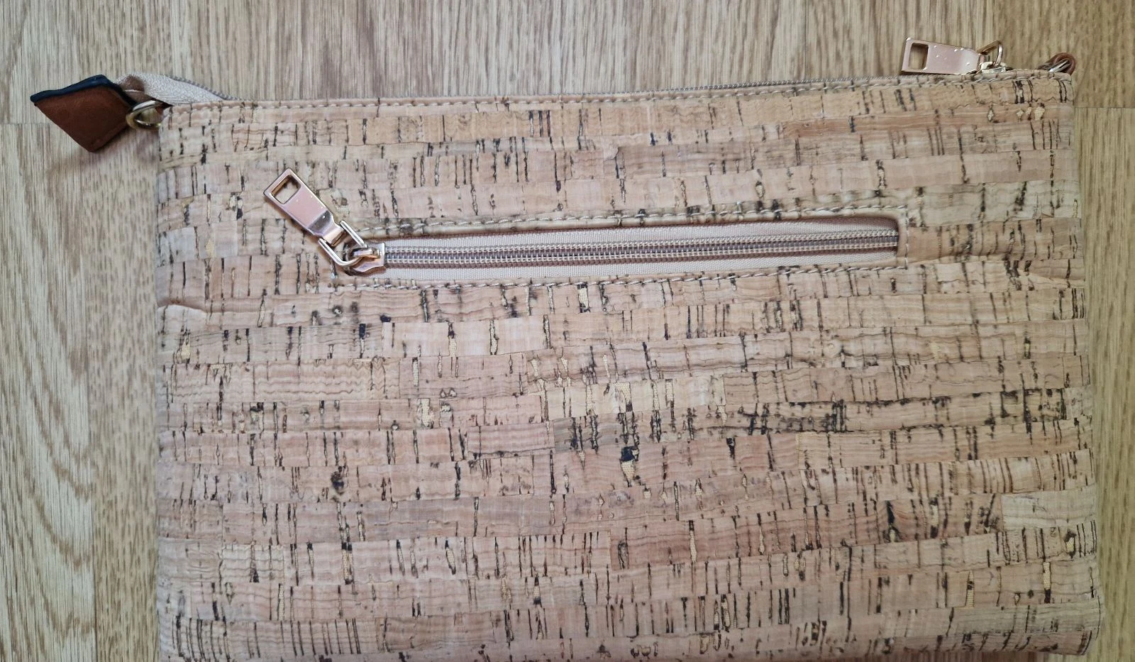 Cork-style handheld bag 🌿 convertible crossbody NEW – photo 5